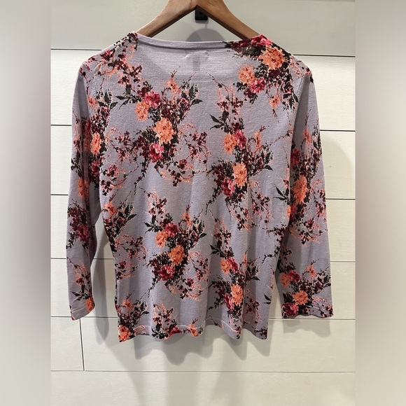 Garnet Hill Merino Wool Cardigan- size medium - Picture 4 of 4